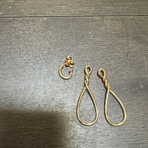 David Yurman 18K yellow Gold Earrings